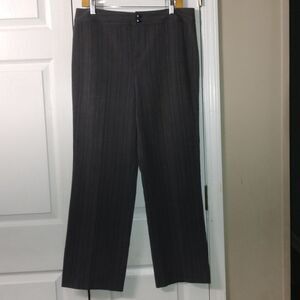 Grace Elements gray pin striped dress pants trousers  Sz 12